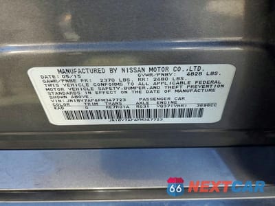Zdjęcie 12 z 12 samochodu: 2015 INFINITI Q50 BASE VIN:JN1BV7AP4FM347723 - miniatura
