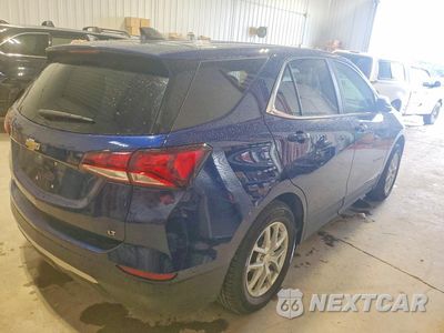 Trzecie zdjęcie samochodu z tyłu: 2022 CHEVROLET EQUINOX LT VIN:3GNAXKEV4NL266638 - miniatura