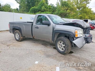 Czwarte zdjęcie samochodu z boku: 2007 CHEVROLET SILVERADO K1500 VIN:1GCEK14C87Z554497 - miniatura