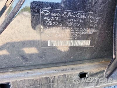 Zdjęcie 12 z 12 samochodu: 2019 HYUNDAI SONATA SPORT VIN:5NPE34AF6KH733103 - miniatura