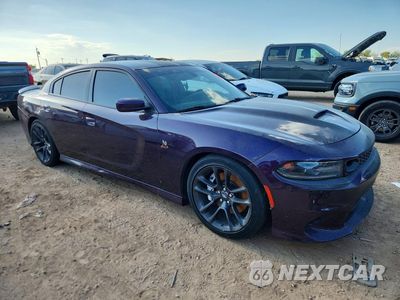 Czwarte zdjęcie samochodu z boku: 2021 DODGE CHARGER SCAT PACK VIN:2C3CDXGJ9MH582484 - miniatura