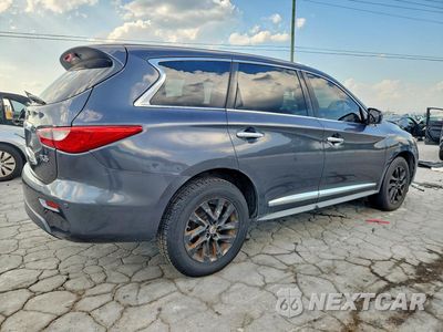 Trzecie zdjęcie samochodu z tyłu: 2013 INFINITI JX35 BASE VIN:5N1AL0MN6DC301745 - miniatura