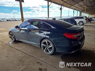 Drugie zdjęcie samochodu z przodu: 2018 HONDA ACCORD SPORT VIN:1HGCV1F34JA180070 - miniatura