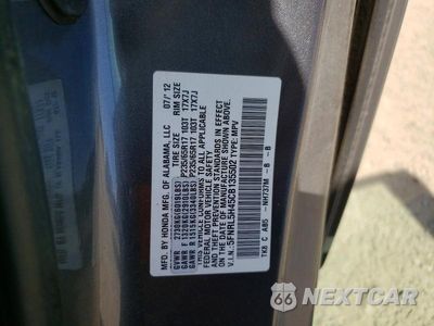 Zdjęcie 13 z 13 samochodu: 2012 HONDA ODYSSEY EX VIN:5FNRL5H45CB135502 - miniatura