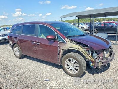 Czwarte zdjęcie samochodu z boku: 2015 HONDA ODYSSEY EXL VIN:5FNRL5H69FB062947 - miniatura