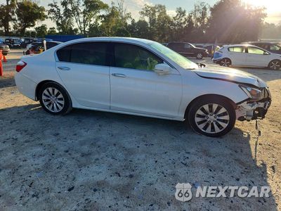 Czwarte zdjęcie samochodu z boku: 2014 HONDA ACCORD EXL VIN:1HGCR2F80EA208250 - miniatura