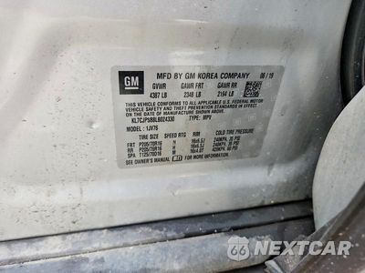 Zdjęcie 13 z 13 samochodu: 2020 CHEVROLET TRAX 1LT VIN:KL7CJPSB8LB024330 - miniatura