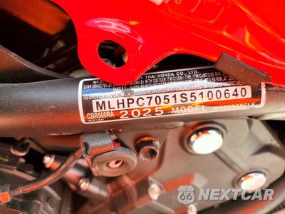 Zdjęcie 9 z 9 samochodu: 2025 HONDA CBR500 RA VIN:MLHPC7051S5100640 - miniatura