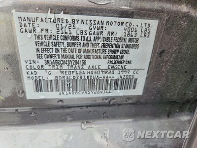 Zdjęcie 12 z 12 samochodu: 2025 NISSAN SENTRA SV VIN:3N1AB8CV4SY284166 - miniatura
