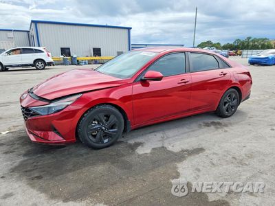 2022 HYUNDAI ELANTRA BLUE KMHLM4AJ9NU024034 - główne zdjęcie licytacji z USA - miniatura
