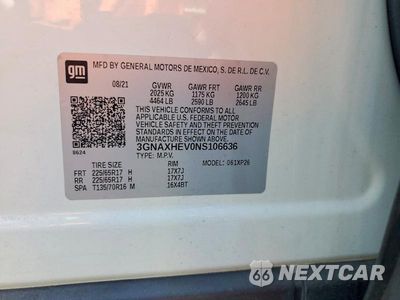Zdjęcie 13 z 13 samochodu: 2022 CHEVROLET EQUINOX LS VIN:3GNAXHEV0NS106636 - miniatura