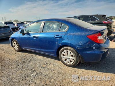 Drugie zdjęcie samochodu z przodu: 2012 HONDA CIVIC LX VIN:19XFB2F53CE038725 - miniatura