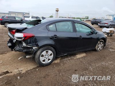Trzecie zdjęcie samochodu z tyłu: 2017 KIA FORTE LX VIN:3KPFK4A72HE160505 - miniatura