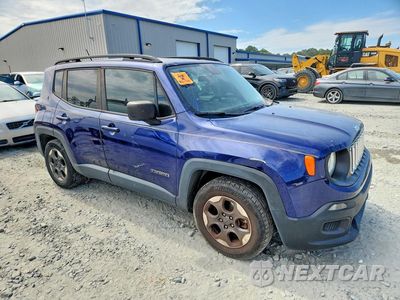 Czwarte zdjęcie samochodu z boku: 2016 JEEP RENEGADE SPORT VIN:ZACCJAAT9GPD73065 - miniatura