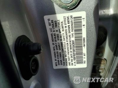 Zdjęcie 12 z 12 samochodu: 2015 HONDA CIVIC LX VIN:19XFB2F59FE043691 - miniatura