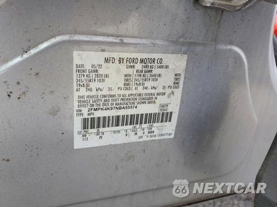 Zdjęcie 13 z 13 samochodu: 2022 FORD EDGE TITANIUM VIN:2FMPK4K97NBA55574 - miniatura