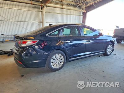 Trzecie zdjęcie samochodu z tyłu: 2016 HYUNDAI SONATA HYBRID SE VIN:KMHE24L16GA037047 - miniatura