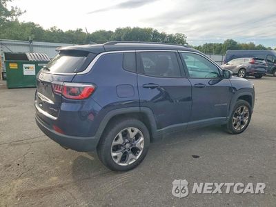 Trzecie zdjęcie samochodu z tyłu: 2020 JEEP COMPASS LIMITED VIN:3C4NJDCBXLT146372 - miniatura