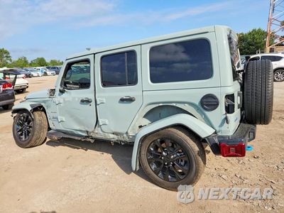 Drugie zdjęcie samochodu z przodu: 2023 JEEP WRANGLER SAHARA 4XE VIN:1C4JJXP60PW554778 - miniatura