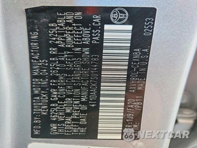 Zdjęcie 13 z 13 samochodu: 2025 TOYOTA CAMRY LE VIN:4T1DAACK7SU144783 - miniatura