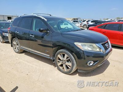 Czwarte zdjęcie samochodu z boku: 2014 NISSAN PATHFINDER HYBRID SV VIN:5N1CR2MN0EC655085 - miniatura