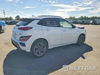 Trzecie zdjęcie samochodu z tyłu: 2022 HYUNDAI KONA N LINE VIN:KM8K3CA36NU822257 - miniatura
