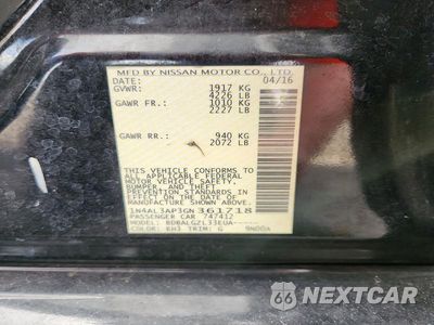 Zdjęcie 12 z 12 samochodu: 2016 NISSAN ALTIMA 2.5 S VIN:1N4AL3AP3GN361718 - miniatura