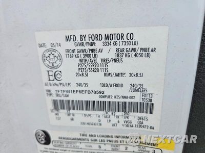 Zdjęcie 13 z 13 samochodu: 2014 FORD F150 SUPERCREW VIN:1FTFW1EF6EFB78592 - miniatura