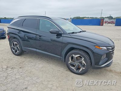 Czwarte zdjęcie samochodu z boku: 2023 HYUNDAI TUCSON SEL VIN:5NMJFCAE6PH162174 - miniatura