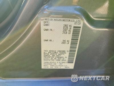 Zdjęcie 12 z 12 samochodu: 2020 NISSAN ALTIMA SL VIN:1N4BL4EV3LC132965 - miniatura
