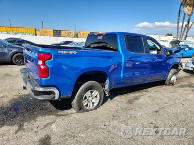 Trzecie zdjęcie samochodu z tyłu: 2022 CHEVROLET SILVERADO K1500 LT VIN:3GCPDDEK7NG531512 - miniatura