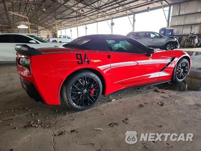Trzecie zdjęcie samochodu z tyłu: 2014 CHEVROLET CORVETTE STINGRAY 2LT VIN:1G1YD3D71E5117069 - miniatura