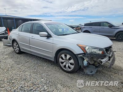 Czwarte zdjęcie samochodu z boku: 2008 HONDA ACCORD EXL VIN:1HGCP268X8A055502 - miniatura