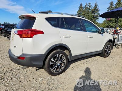Trzecie zdjęcie samochodu z tyłu: 2015 TOYOTA RAV4 LIMITED VIN:2T3DFREV4FW237748 - miniatura