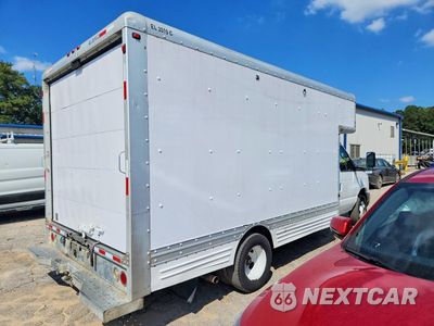 Trzecie zdjęcie samochodu z tyłu: 2009 FORD E450 BOX TRUCK VIN:1FDXE45S39DA86505 - miniatura
