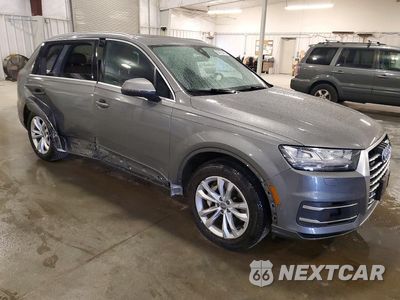Czwarte zdjęcie samochodu z boku: 2018 AUDI Q7 PREMIUM PLUS VIN:WA1LAAF73JD030277 - miniatura