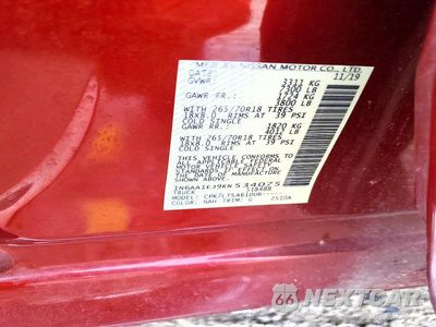Zdjęcie 12 z 12 samochodu: 2019 NISSAN TITAN SV VIN:1N6AA1EJ9KN534075 - miniatura