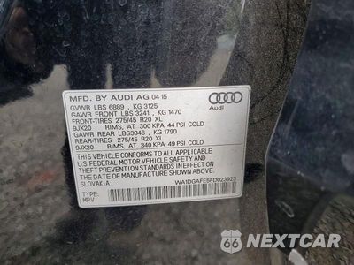 Zdjęcie 13 z 13 samochodu: 2015 AUDI Q7 PRESTIGE VIN:WA1DGAFE5FD023923 - miniatura
