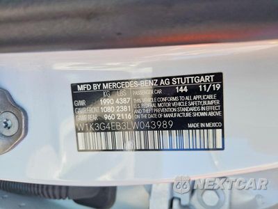 Zdjęcie 12 z 12 samochodu: 2020 MERCEDES-BENZ A 220 VIN:W1K3G4EB3LW043989 - miniatura