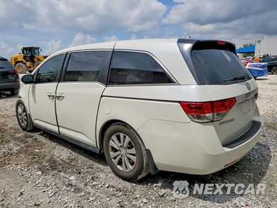 Drugie zdjęcie samochodu z przodu: 2016 HONDA ODYSSEY EXL VIN:5FNRL5H61GB161179 - miniatura