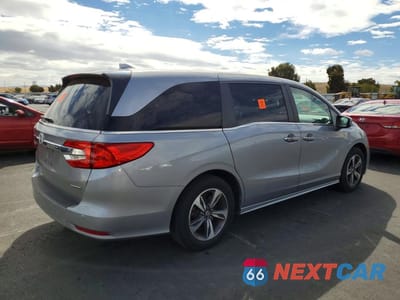 Trzecie zdjęcie samochodu z tyłu: 2018 HONDA ODYSSEY ELITE VIN:5FNRL6H84JB065013 - miniatura