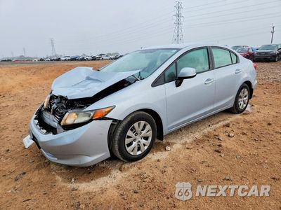 2012 HONDA CIVIC LX 2HGFB2F53CH565475 - główne zdjęcie licytacji z USA - miniatura