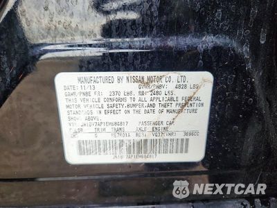 Zdjęcie 12 z 12 samochodu: 2014 INFINITI Q50 BASE VIN:JN1BV7AP1EM684817 - miniatura