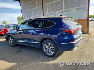 Drugie zdjęcie samochodu z przodu: 2024 ACURA MDX VIN:5J8YE1H3XRL005695 - miniatura