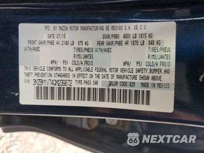 Zdjęcie 12 z 12 samochodu: 2016 MAZDA 3 TOURING VIN:3MZBM1V74GM239872 - miniatura