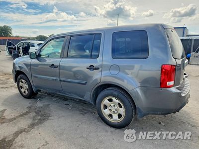 Drugie zdjęcie samochodu z przodu: 2012 HONDA PILOT LX VIN:5FNYF3H24CB043853 - miniatura