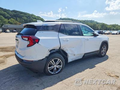 Trzecie zdjęcie samochodu z tyłu: 2022 GMC TERRAIN SLE VIN:3GKALMEV1NL254743 - miniatura