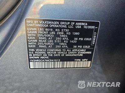 Zdjęcie 13 z 13 samochodu: 2021 VOLKSWAGEN ATLAS SE VIN:1V2HR2CA7MC541512 - miniatura