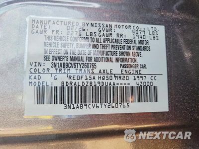 Zdjęcie 13 z 13 samochodu: 2026 NISSAN SENTRA SV VIN:3N1AB9CV6TY260765 - miniatura