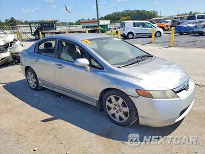 Czwarte zdjęcie samochodu z boku: 2008 HONDA CIVIC LX VIN:2HGFA165X8H331841 - miniatura
